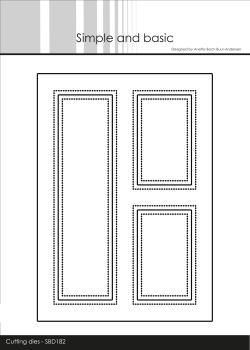 Simple and Basic " A6 Card Front #3 Cutting " Stanze -  Die