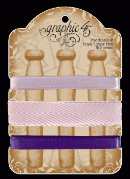 Graphic 45 "Trim French Lilac & Purple Royalty"