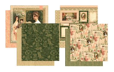 Graphic 45 "Portrait of a Lady Deluxe Collector's Edition" 12x12" Collection Pack