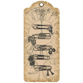 Graphic 45 "Metal Paper Clips & Charms"