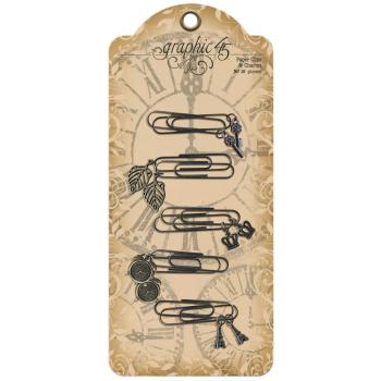 Graphic 45 "Metal Paper Clips & Charms" 