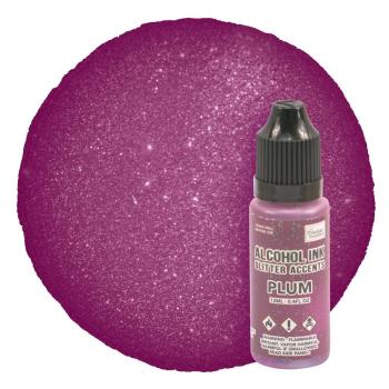 Couture Creations Alcohol Ink Glitter Accents Plum