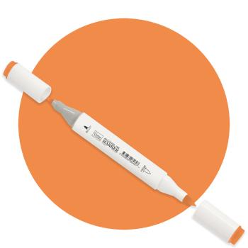 Couture Creations Twin Tip Alcohol Ink Marker Orange
