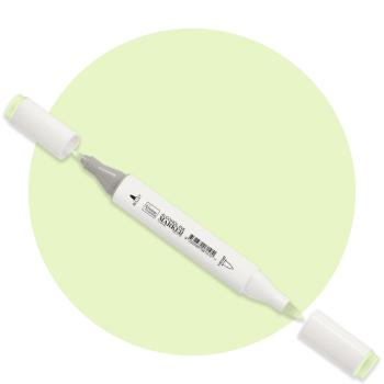 Couture Creations Twin Tip Alcohol Ink Marker Leaf White