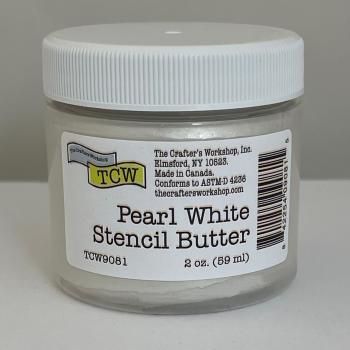 The Crafters Workshop Pearl White  Stencil Butter - Modellierpaste
