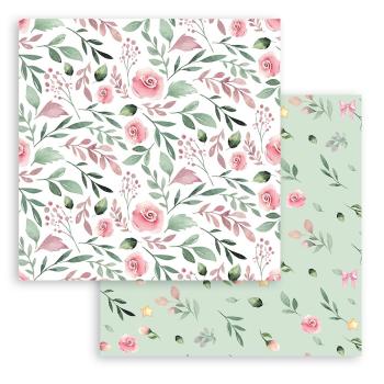 Stamperia "Christmas Rose" 8x8" Paper Pack - Cardstock