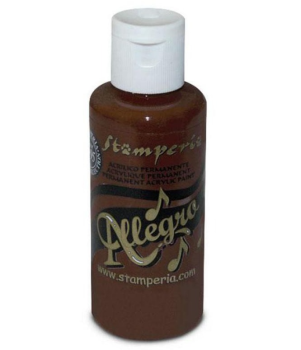 Stamperia Allegro Paint "Mahogany" 60ml - Acrylfarbe