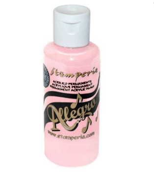 Stamperia Allegro Paint "Pastel Pink" 60ml - Acrylfarbe