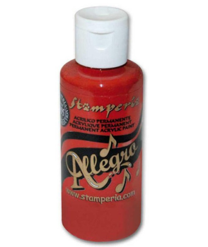 Stamperia Allegro Paint "Cardinal Red" 60ml - Acrylfarbe