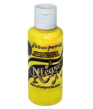 Stamperia Allegro Paint "Yellow" 60ml - Acrylfarbe