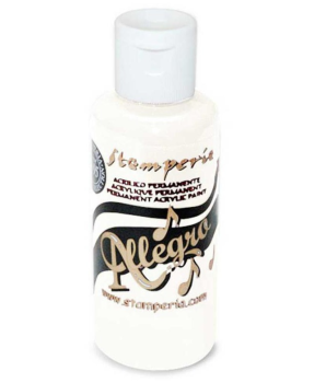 Stamperia Allegro Paint "Titanium White" 60ml - Acrylfarbe