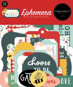 Carta Bella "Sunflower Market" Ephemera - Stanzteile