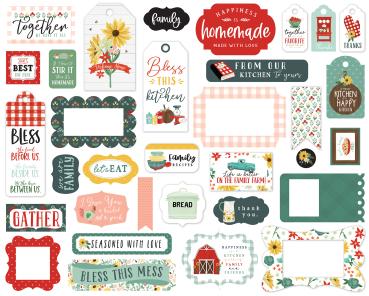 Preview: Carta Bella "Sunflower Market" Frames & Tags