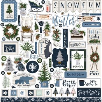Carta Bella "Welcome Winter" 12x12" Element Stickers