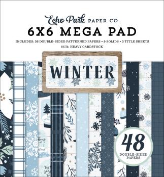 Echo Park "Winter" 6x6" Cardmakers Mega Pad
