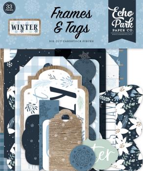 Echo Park "Winter" Frames & Tags