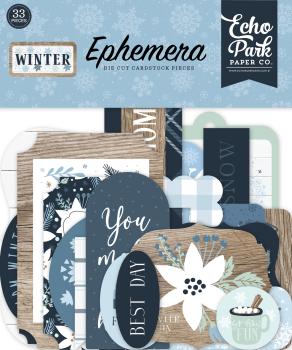 Echo Park "Winter" Ephemera - Stanzteile
