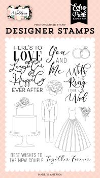 Echo Park Stempelset "Here's To Love" Clear Stamp