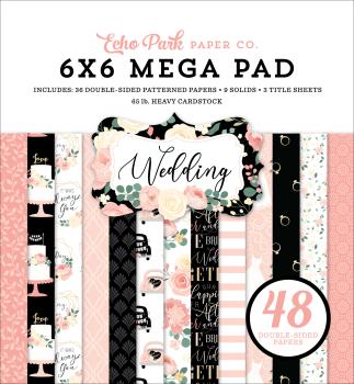 Echo Park "Wedding" 6x6" Cardmakers Mega Pad