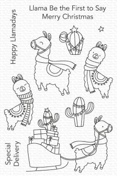 My Favorite Things Stempelset "Happy Llamadays" Clear Stamp Set