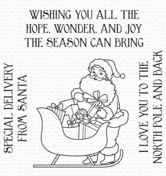 My Favorite Things Stempelset "Special Delivery from Santa" Clear Stamp Set