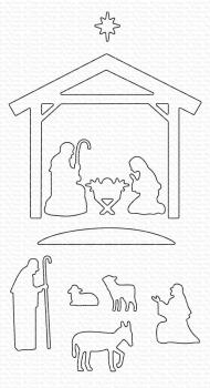 My Favorite Things Die-namics "Nativity Silhouette" | Stanzschablone | Stanze | Craft Die