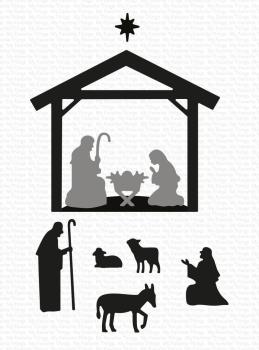 My Favorite Things Die-namics "Nativity Silhouette" | Stanzschablone | Stanze | Craft Die