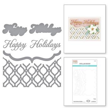 Spellbinders Die "Mosaic Bracket Card Builder Etched" Stanzschablone