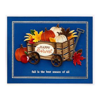 Spellbinders Die "Wagon Full of Fall Etched" Stanzschablone