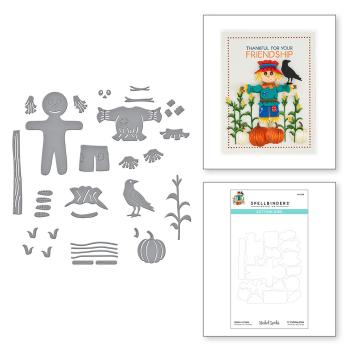 Spellbinders Die "Scare a Crow Etched" Stanzschablone