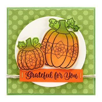 Spellbinders Stempelset "Charming Pumpkins"
