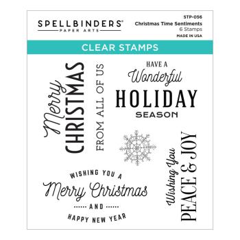 Spellbinders Stempelset "Christmas Time Sentiments"