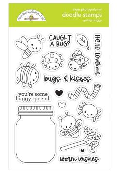 Doodlebug Design "Going Buggy" Stamps - Stempel