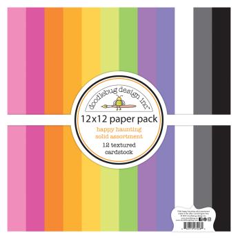 Doodlebug Design "Happy Haunting" 12" Paper Pack  - Designpapier 