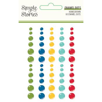 Simple Stories  Homegrown  Enamel Dots