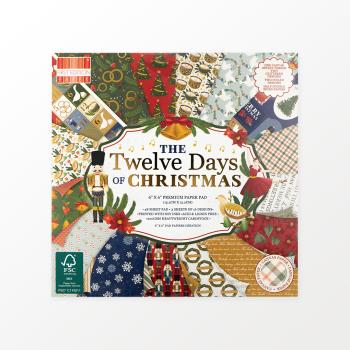 First Edition Paper Pad "Twelve Days of Christmas" 6"x6"