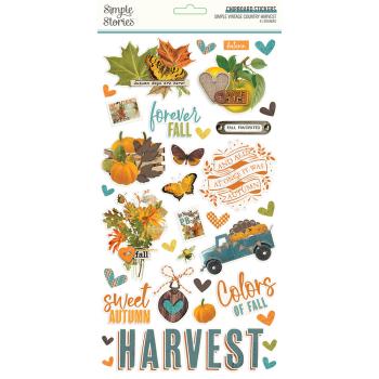 Simple Stories - Vintage Country Harvest - Chipboard Sticker 