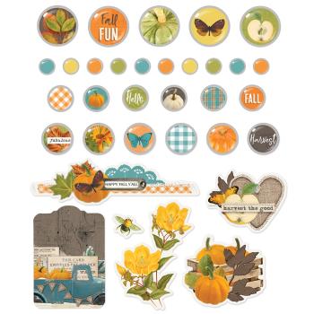 Preview: Simple Stories  Vintage Country Harvest  Decorative Brads