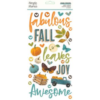 Simple Stories - Vintage Country Harvest  - Foam Stickers 