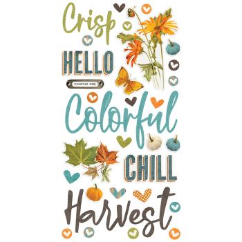 Simple Stories - Vintage Country Harvest  - Foam Stickers 