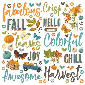 Simple Stories - Vintage Country Harvest  - Foam Stickers 
