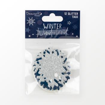 Dovecraft "Winter Wonderland Glitter Tags " 