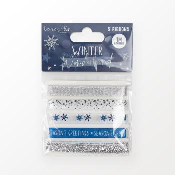 Dovecraft "Winter Wonderland Ribbon Pack - Bänder" 