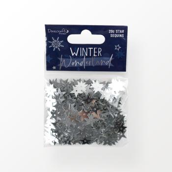 Dovecraft "Winter Wonderland Sequins Stars - Streusterne" 