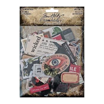 Tim Holtz - Idea Ology "Halloween Ephemera Pack" - Erinnerungsstücke