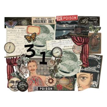 Tim Holtz - Idea Ology "Halloween Layers" - Zifferblätter