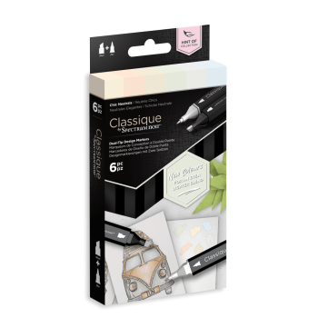 Spectrum Noir Classique Alkoholmarker 'Hint Of' Markers Chic Neutrals (6 Pcs)