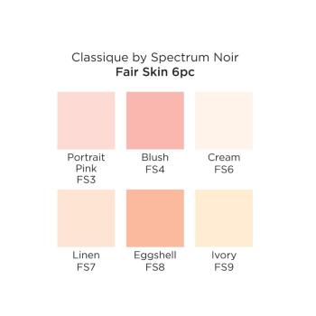 Spectrum Noir Classique Alkoholmarker Fair Skin (6 Pcs)