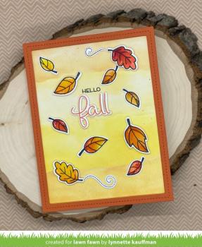 Lawn Fawn Craft Dies - Scripty Autumn Sentiments