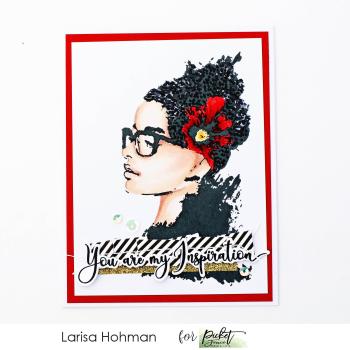 Picket Fence Studios Iconic Beauty Sara 4x6 Inch Clear Stamps 